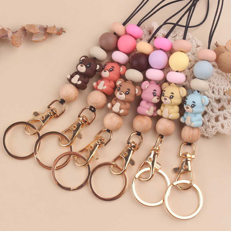 Wholesale Soft Silicone Wrist Straps Mobile Phone Lanyard Short Wristband Lanyard Anti Drop Rope Mobile Phone case Key Chain Image 2