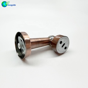 Fermaporta in Lega di Zinco Hongyida, Finitura Rame Anticato Rosso, Supporto Magnetico <span class=keywords><strong>per</strong></span> Protezione Porta - Product Image 5