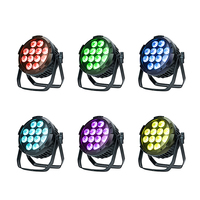 Prix d'usine 12 pièces LED Par Light étanche, 12 pièces 18W LED Par Light sans fil étanche à batterie pour mur
