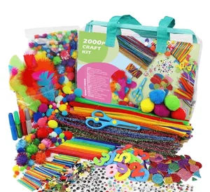 Arts and Crafts Supplies for Kids Including Feathers, Sequins School Kindergarten Supplies Crafts for Kids