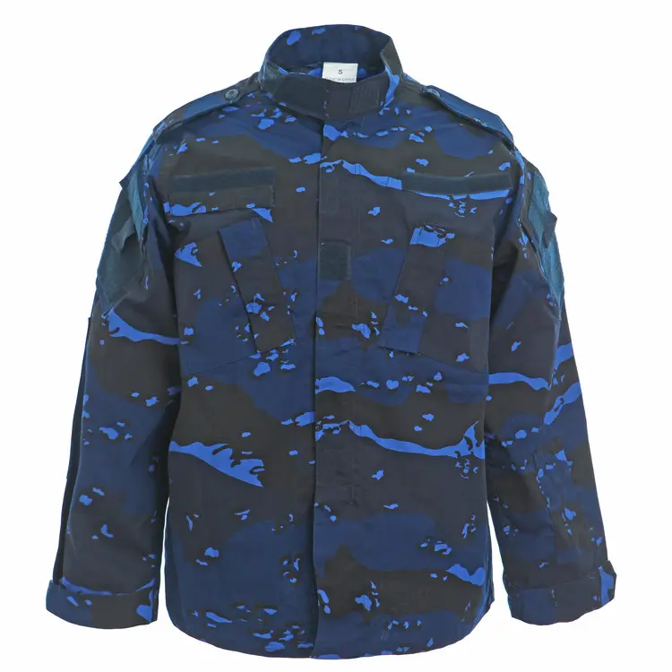 Custom New ACU Type Blue Digital Camouflage Captain Uniforms