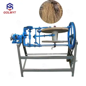 Electric coconut coir rope making machine / jute rope making machine / rice straw rope weaving machine