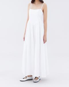 Vestido Largo <span class=keywords><strong>Sexy</strong></span> de Verano para Mujer, Elegante Camisola Blanca de Lino Tejido Lavable - Product Image 5