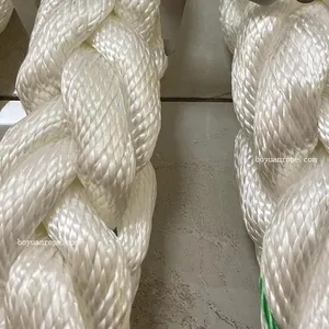 Rope Cir: - 6" Dia 48 Mm 50mm 80mm 3 Inch 3in Thick 12-Strand 48strands Double Braided Mooring Polyamide Nylon Rope