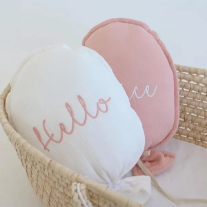 Uionen Personalized Embroidered Balloon Wall Decor Custom Name Text Embroidery Balloon Ornament for Nursery Wall Art Party Decor - Product Image 1