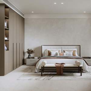 Muebles de Madera Personalizables para Dormitorio y Baño, Estilo Chino Moderno, Diseño para Toda la Casa, Mesa de Té, Mesa de Comedor, Cama, Mueble para TV - Product Image 2