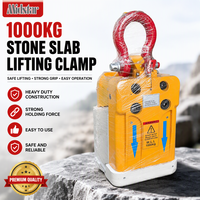 Pince de levage pour dalles de pierre de 1000 kg, pince verticale en acier inoxydable pour granit et marbre