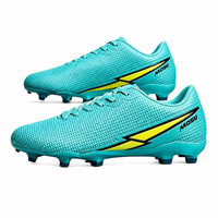 Chaussures de football unisexes FG, chaussures de football professionnelles, tige tissée durable, chaussures de sport pour terrain ferme, entraînement d'équipe, vente en gros