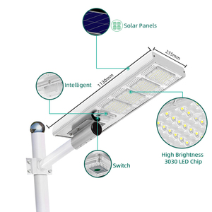 ソーラーライト<span class=keywords><strong>2025</strong></span> 100W屋外防水ソーラーオールインワンストリートライト製品 - Product Image 4