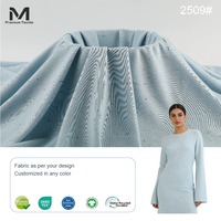 Jersey de poliéster y viscosa de alto rendimiento con textura granulada para ropa infantil duradera y moda moderna vibrante 2509 #