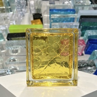 Bloc de verre creux transparent de haute qualité 190x190x80mm, décoratif, résistant au feu, isolation acoustique, brique de verre pour mur