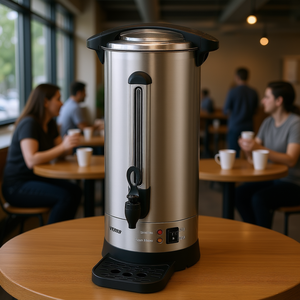 Dispensador de café comercial Vevor, urna de acero inoxidable de 110 tazas para preparar café y té rápidamente - Product Image 2