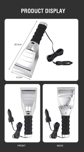 Outil automobile ultime pour l'hiver, <span class=keywords><strong>grattoir</strong></span> à glace <span class=keywords><strong>chauffant</strong></span> USB-C, fait fondre et dégèle la neige rapidement, rechargeable pour une utilisation nomade - Product Image 3
