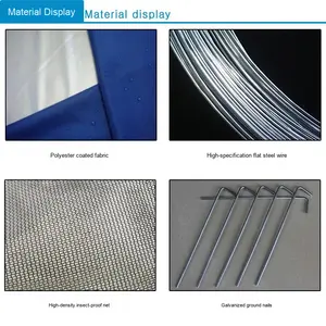 <span class=keywords><strong>Tente</strong></span> de plage du fabricant Parasol extérieur monocouche portable Installation automatique rapide en <span class=keywords><strong>2</strong></span> secondes pour l'été - Product Image 3