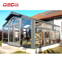 Véranda extérieure 4 saisons multifonctionnelle moderne modulaire mobile préfabriquée portable isolée Pods Casa Room Cabin Sunroom