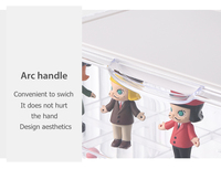 Boîte de rangement pour figurines de luxe pliable, multifonctionnelle, directement de l'usine, plusieurs couleurs, empilable