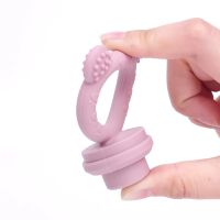 Nouveau produit : Sucette d'alimentation pour bébé en silicone en forme d'ours, jouet de dentition pour nourrisson