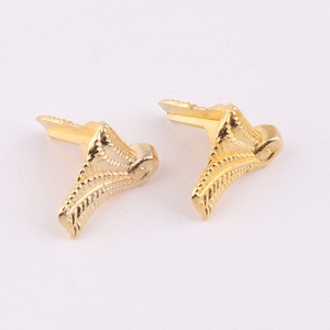 珠宝盒配件用合金金属木盒边脚护角 - Product Image 4