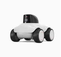 Cámara Inteligente para Mascotas, Robot de Patrulla Automática, Cámara de Seguridad HD de 2MP, Control Remoto por Aplicación, Audio Bidireccional