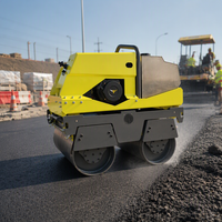 Rouleau compresseur à double tambour télécommandé JY-700C pour les travaux de construction de chaussées en asphalte