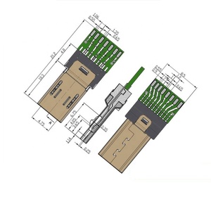 Cáp Nhả Cửa Trập Máy Bay Không Người Lái Dj Tương Thích Với Máy Ảnh <span class=keywords><strong>Sony</strong></span> Đầu Nối PCB Micro 15P Đầu Nối Usb 15 Chân Nhiều Đầu Nối - Product Image 4