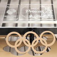 Graveur et découpeur laser CO2 CNC multi-tailles 1390 6040 9060 1325 300W, équipement industriel de haute précision pour la conception artisanale du bois