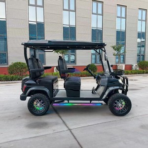 Voiture de golf électrique 48V homologuée route, 4 places, lithium, tout-terrain, rehaussée, pour la chasse, importée d'usine - Product Image 3