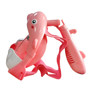 2025 nuevo diseño lindo diseño delfín esnórquel máscara de cara completa para niños equipo de natación para niños - Product Image 3