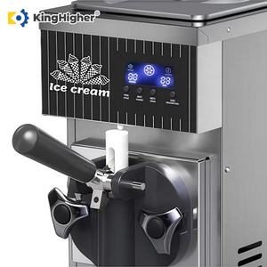 Nuova macchina per gelato Soft <span class=keywords><strong>a</strong></span> bocchetta singola commerciale professionale da tavolo macchina per gelato elettrica Design compatto per caffè - Product Image 3