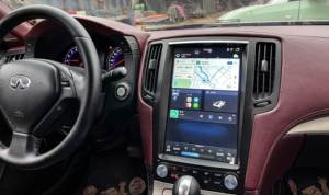 Pour Infiniti G25/G35/G37 2004-2013 Écran tactile 12,1 pouces Lecteur multimédia de voiture GPS TV USB CarPlay Android Auto Montage sur tableau de bord Navigation - Product Image 4