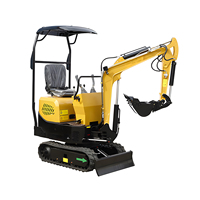 Mini-excavatrice compacte pour travaux sur sol boueux – Excavatrice sur chenilles haute performance pour les besoins d'approvisionnement de projets