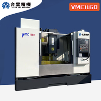 Centre d'usinage vertical VMC1160 avec rail de guidage linéaire trempé, résistant à l'usure, longue durée de vie, performance stable
