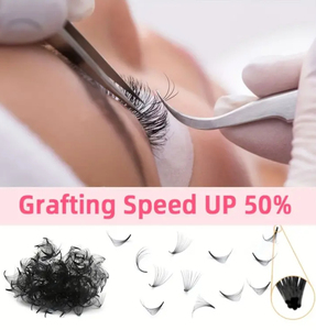 ขนตาปลอมแบบทำมือ0.03 0.05 0.07 5D 6D 12D 10D ทำด้วยมือฐานปลายแหลม - Product Image 4