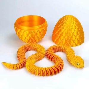 Juego de Huevos de Serpiente con Temática de Frozen, Impresos en 3D, Brillan en la Oscuridad, Juguetes de Regalo de Pascua para Niños |   Alivio del Estrés Educativo - Product Image 4