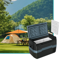 JDA RV Accessoire 30L 40L 50L Compresseur De Voiture Réfrigérateur Congélateur Portable USB Charge Réfrigérateur De Voiture pour Camping RV