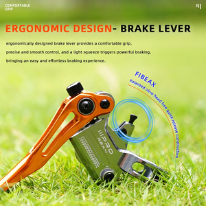 ONIRII IIIPRO R2X4 MTB Freno de disco hidráulico Cable interno de 4 pistones Pinza MTB de liberación rápida para MTB, escalada, AM,XC NUEVO - Product Image 4