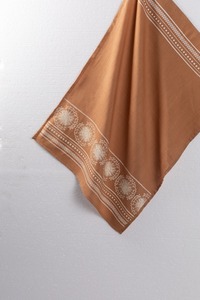 Sac fourre-tout en tissu de coton égyptien pour femme avec fermeture éclair, doublure en toile, intérieur spacieux, longues poignées, pour le quotidien - Product Image 4