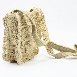 <span class=keywords><strong>Sac</strong></span> à bandoulière en paille fait main avec fermeture éclair, <span class=keywords><strong>sac</strong></span> écologique en paille, <span class=keywords><strong>sac</strong></span> à épaule le plus populaire en papier, simple pour femmes, <span class=keywords><strong>médecin</strong></span> bohème - Product Image 4