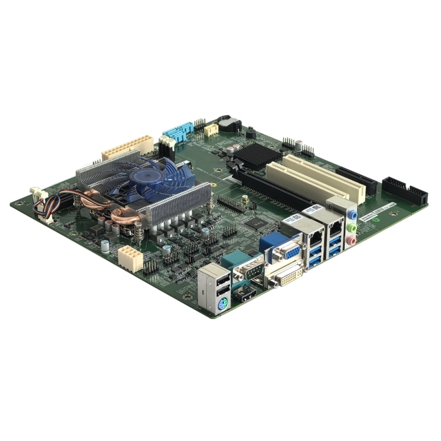 LGA 1151 Motherboard H310C Chipset Support Intel 6/7/8/9th Gen CPU Dual LAN VGA/HDMI/DVI M.2 SATA MATX for Industrial POS