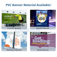 Bâche PVC brillante 440 g/m² en rouleau, blanc/gris/noir, pour impression numérique, directement de l'usine