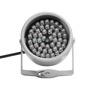 ไฟส่องสว่างอินฟราเรด 48 LED อลูมิเนียม IP65 กันน้ำ DC12V สำหรับกล้องรักษาความปลอดภัย - Product Image 1