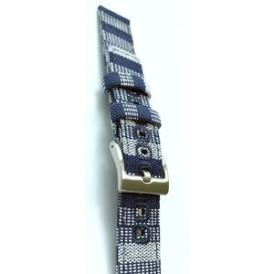Bracelet de <span class=keywords><strong>montre</strong></span> imprimé solide de 20 à 22mm en tissu de toile à ajustement rapide pour Apple - Product Image 6