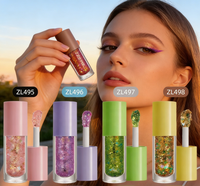 Fabrik Großhandel Custom Glitter Metall Lidschatten Gel Private Label Wasserdicht Shiny Highlighter Vegan Long Lasting Eye Shimmer