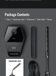 For TAKSTAR MS300 Professional <strong>Dynamic</strong> Cardioid Gooseneck <strong>Microphone</strong> for Tabletop Desktop Conference Meetings and Lectures - Product Image 5