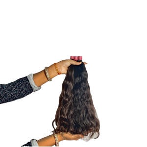 Extensiones de cabello vietnamita natural sin procesar, virgen, liso y sedoso, cutícula cruda alineada con el tipo de cabello indio Temple - Product Image 1