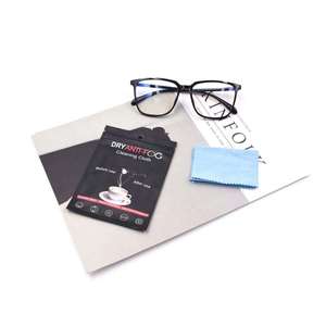 Listo <span class=keywords><strong>para</strong></span> enviar gamuza microfibra antivaho gafas de sol paño de limpieza de marca antivaho paño seco <span class=keywords><strong>para</strong></span> el cuidado de las gafas - Product Image 3