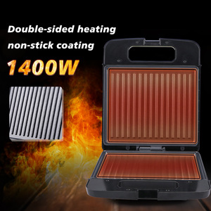 Machine à steak domestique, appareil multifonctionnel pour sandwichs et gaufres, grille-pain pour petit-déjeuner et repas légers - Product Image 6