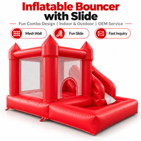 Château gonflable commercial de qualité supérieure en PVC, équipement de location pour fêtes en extérieur, fabricant OEM de structures gonflables sur mesure