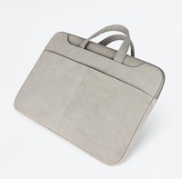 Sac à bandoulière pour ordinateur portable en PU noir souple personnalisable OEM, imperméable, 11, 13, 15, 6 pouces, Apple Mac Pro book, sac à main durable