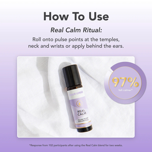 Huile essentielle apaisante en roll-on 10 ml pour le soulagement du stress et la relaxation, aromathérapie avec huile de bergamote, de patchouli et de lavande - Product Image 3